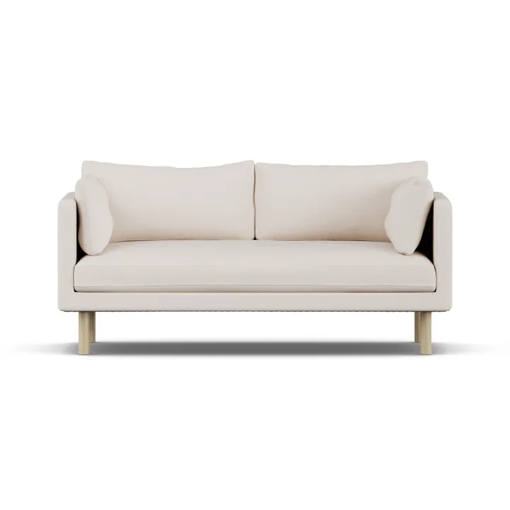 Sofá Linnevik - Same Off White 6671-roble blanco aceitado, 2 plazas - 1898