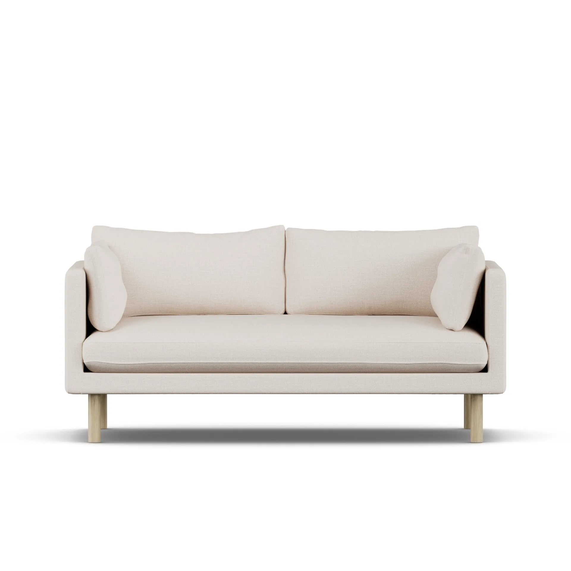 Sofá Linnevik, Same Off White 6671-roble blanco aceitado, 2 plazas 1898