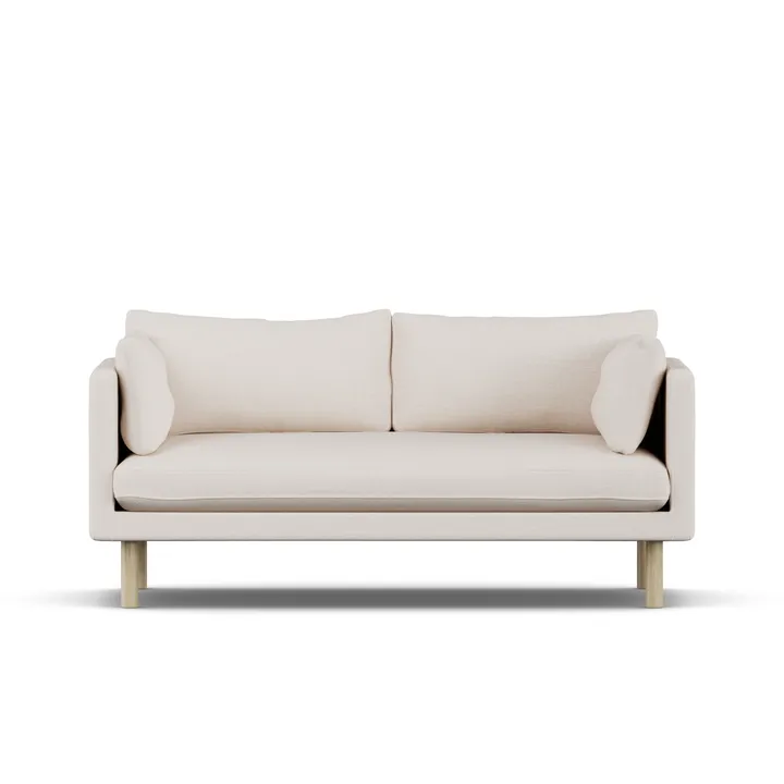 Sofá Linnevik - Same Off White 6671-roble blanco aceitado, 2 plazas - 1898