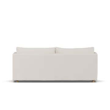 Sofá Linnevik - Same Off White 6671-roble blanco aceitado, 3 plazas, con faldón - 1898