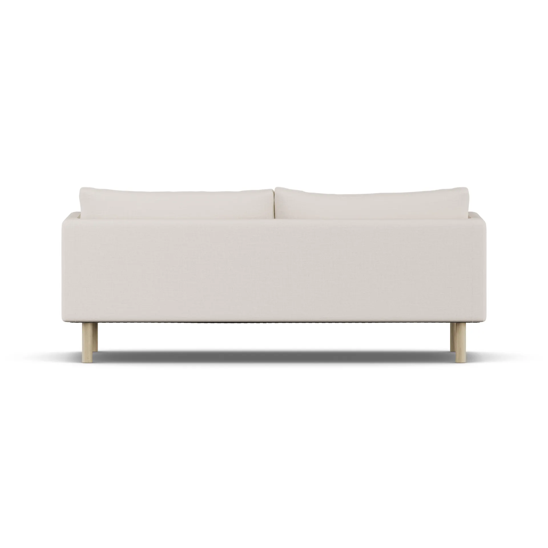 Sofá Linnevik, Same Off White 6671-roble blanco aceitado, 3 plazas, sin faldón 1898