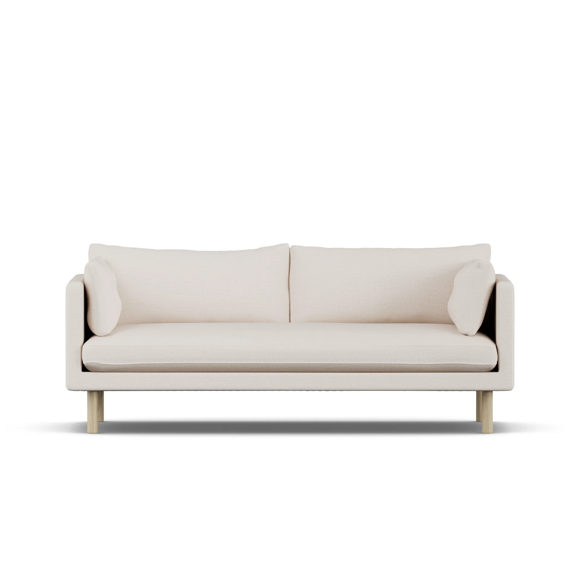 Sofá Linnevik, Same Off White 6671-roble blanco aceitado, 3 plazas 1898
