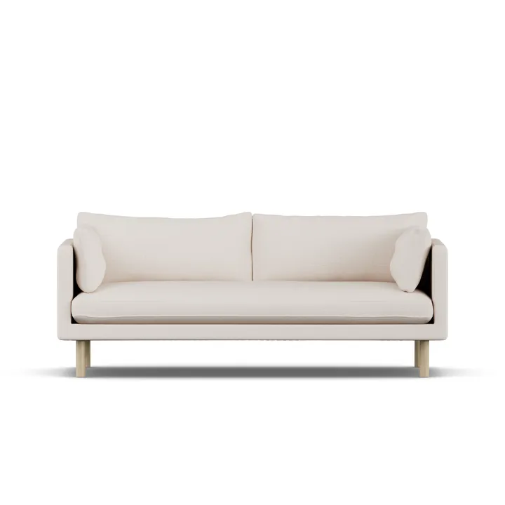 Sofá Linnevik - Same Off White 6671-roble blanco aceitado, 3 plazas - 1898