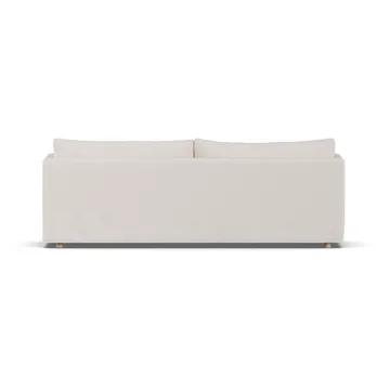 Sofá Linnevik - Same Off White 6671-roble blanco aceitado, 4 plazas, con faldón - 1898