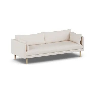 Sofá Linnevik - Same Off White 6671-roble blanco aceitado, 4 plazas, sin faldón - 1898
