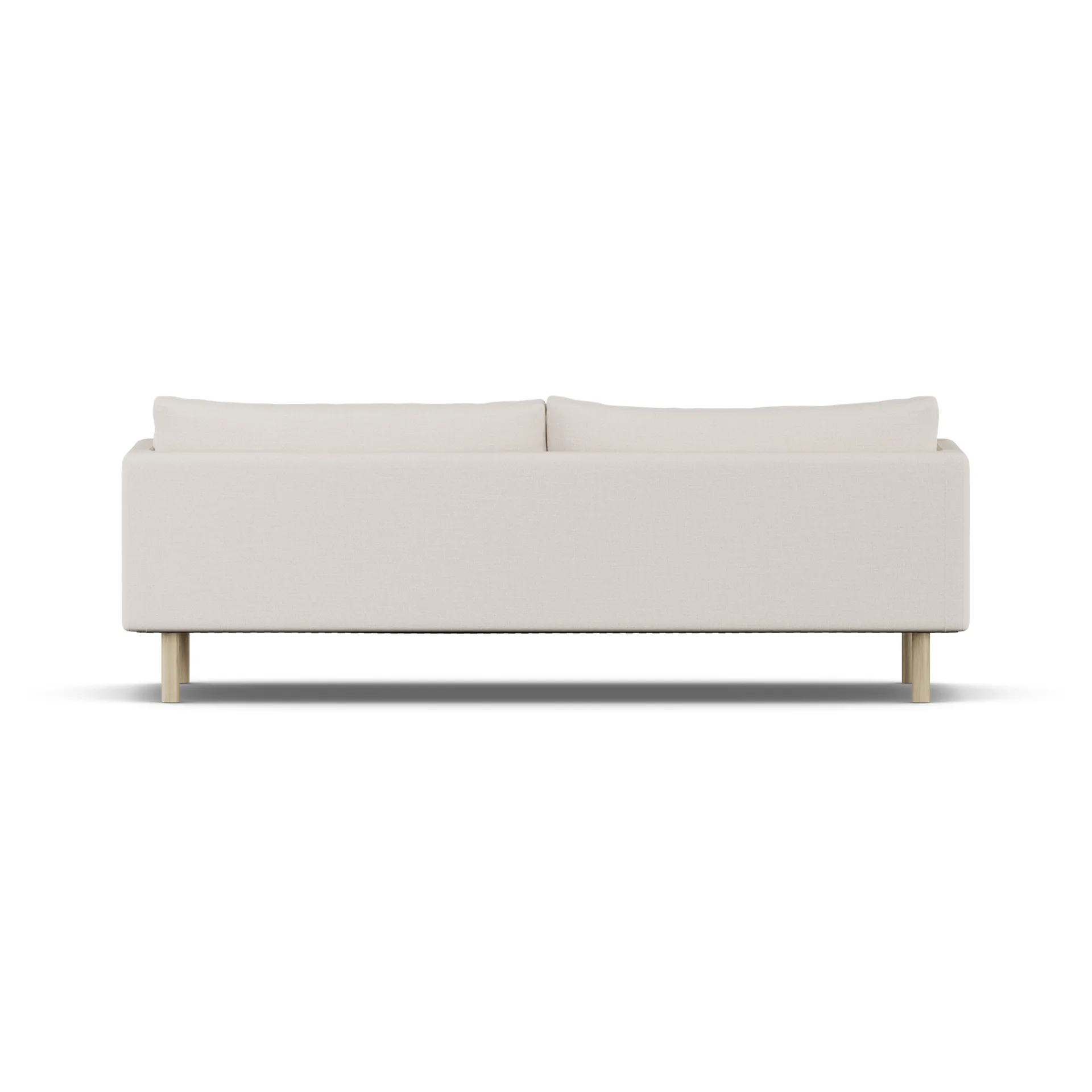 Sofá Linnevik, Same Off White 6671-roble blanco aceitado, 4 plazas, sin faldón 1898