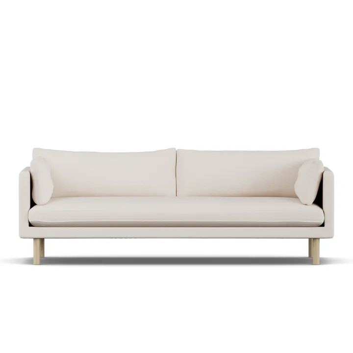 Sofá Linnevik - Same Off White 6671-roble blanco aceitado, 4 plazas - 1898