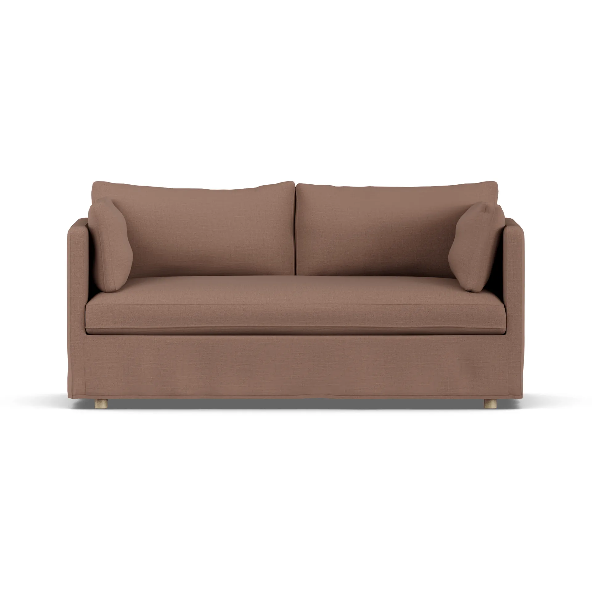 Sofá Linnevik, Same Rust 6675-roble blanco aceitado, 2 plazas, con faldón 1898
