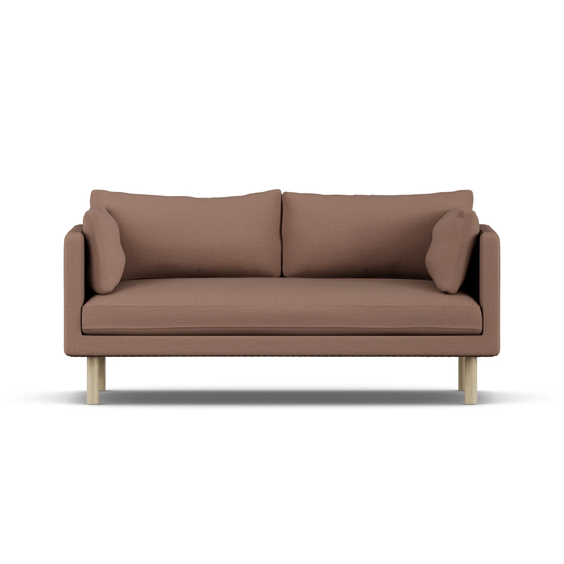 Sofá Linnevik, Same Rust 6675-roble blanco aceitado, 2 plazas, sin faldón 1898