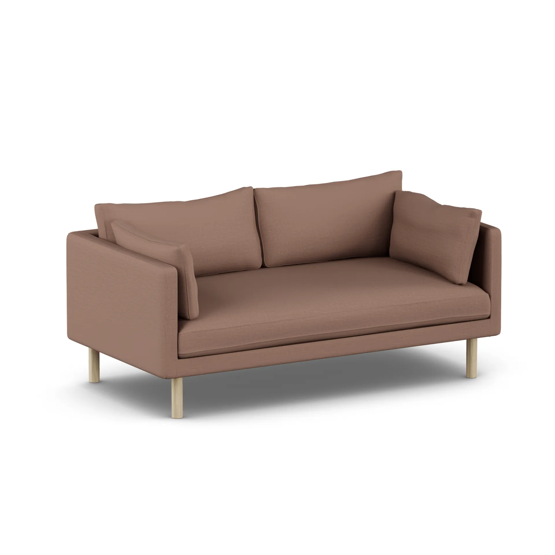Sofá Linnevik, Same Rust 6675-roble blanco aceitado, 2 plazas, sin faldón 1898