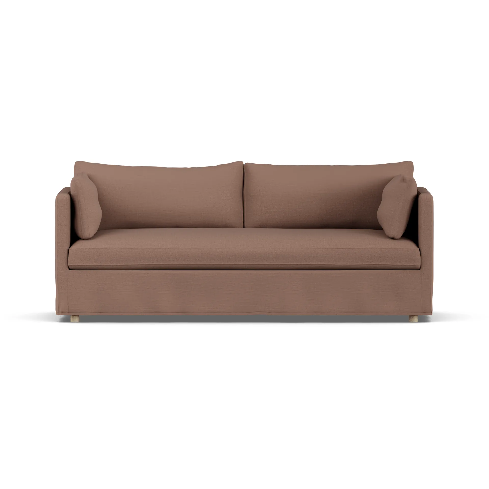 Sofá Linnevik, Same Rust 6675-roble blanco aceitado, 3 plazas, con faldón 1898
