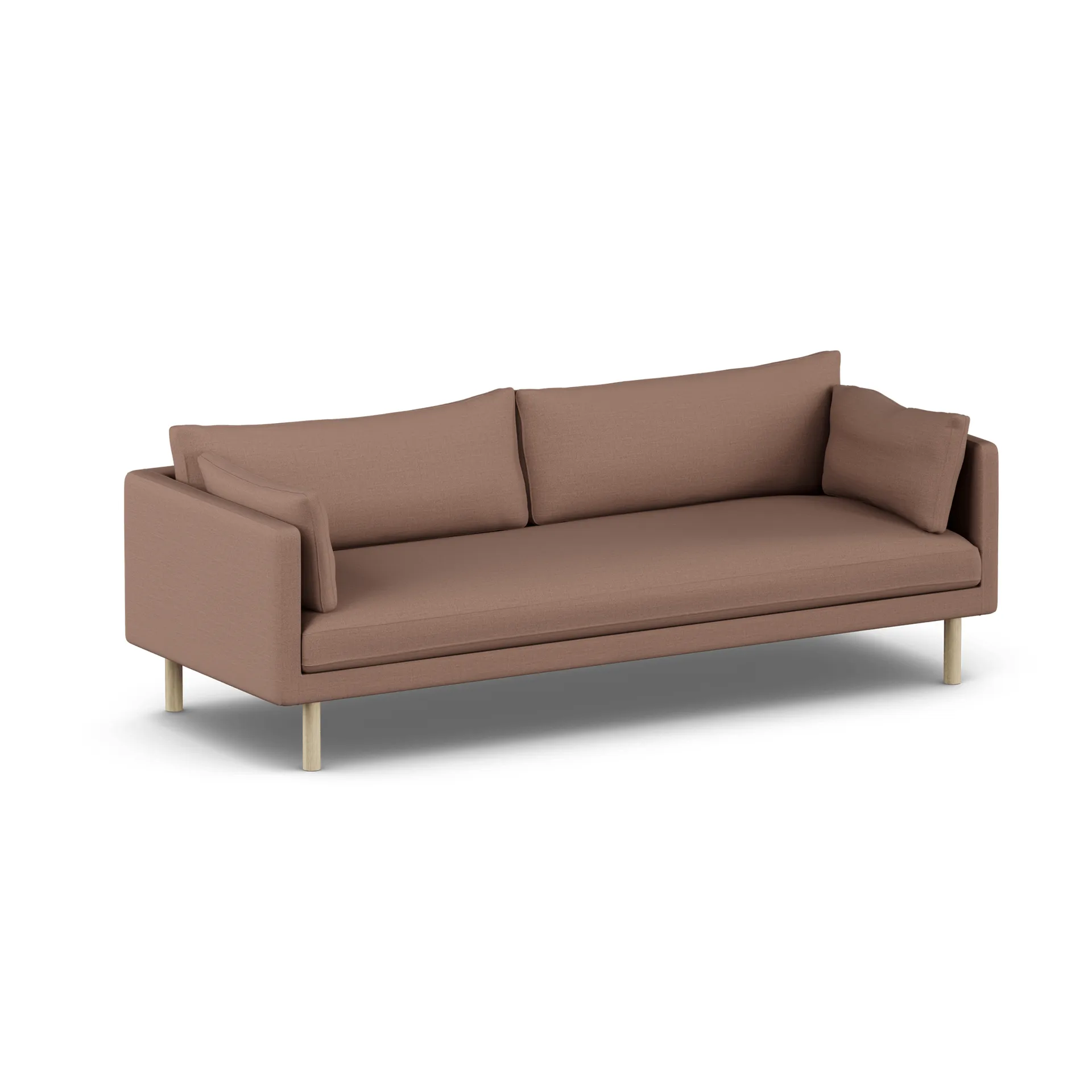 Sofá Linnevik, Same Rust 6675-roble blanco aceitado, 4 plazas, sin faldón 1898
