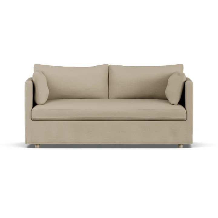 Sofá Linnevik - Same Sand 6672-roble blanco aceitado, 2 plazas, con faldón - 1898