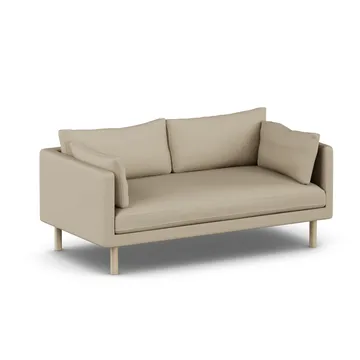 Sofá Linnevik - Same Sand 6672-roble blanco aceitado, 2 plazas, sin faldón - 1898