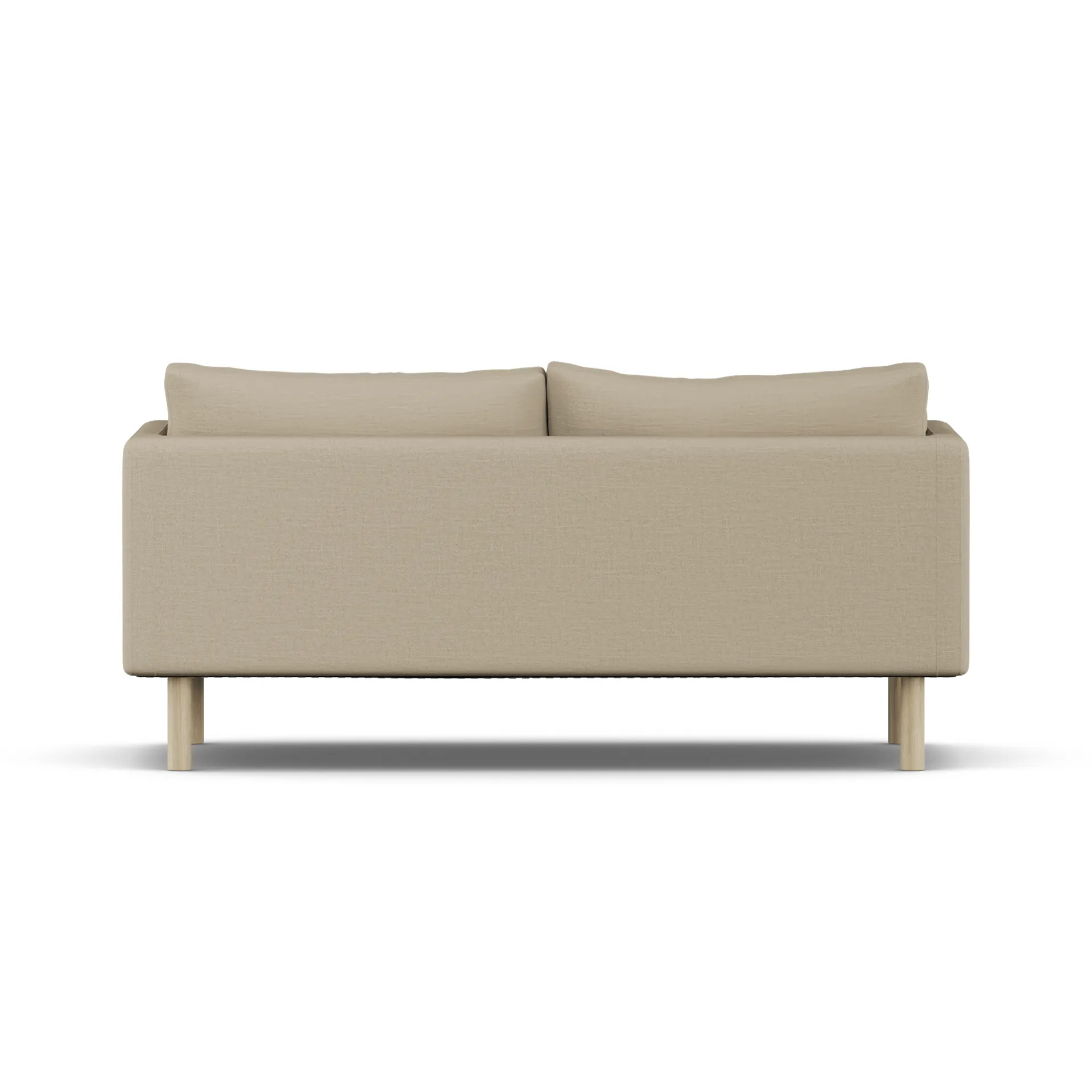 Sofá Linnevik, Same Sand 6672-roble blanco aceitado, 2 plazas, sin faldón 1898