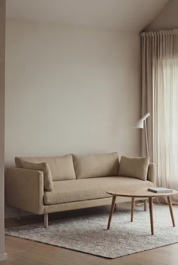 Sofá Linnevik - Same Sand 6672-roble blanco aceitado, 2 plazas, sin faldón - 1898