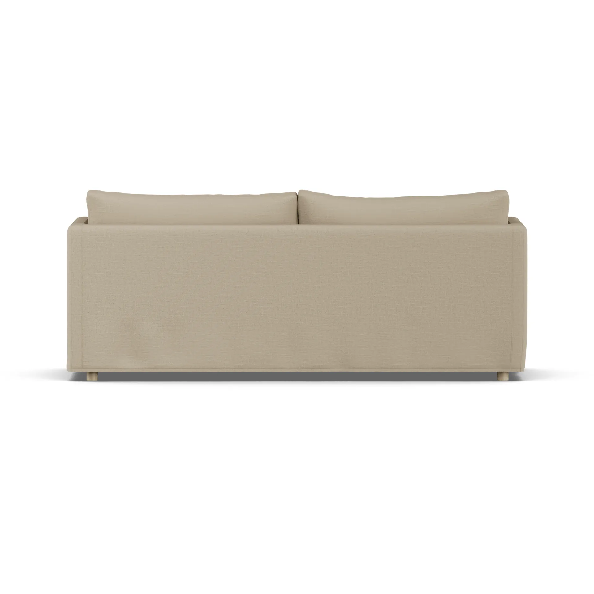 Sofá Linnevik, Same Sand 6672-roble blanco aceitado, 3 plazas, con faldón 1898