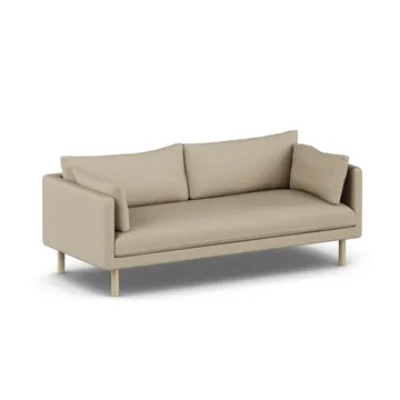 Sofá Linnevik - Same Sand 6672-roble blanco aceitado, 3 plazas, sin faldón - 1898
