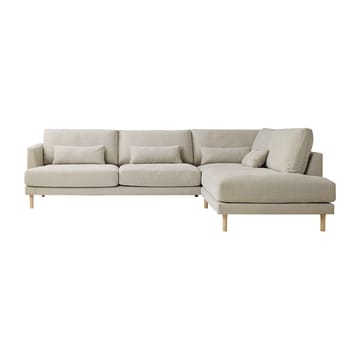 Sofá modular A1 Bredhult patas de roble aceitado blanco - Bern 0341 Beige - 1898