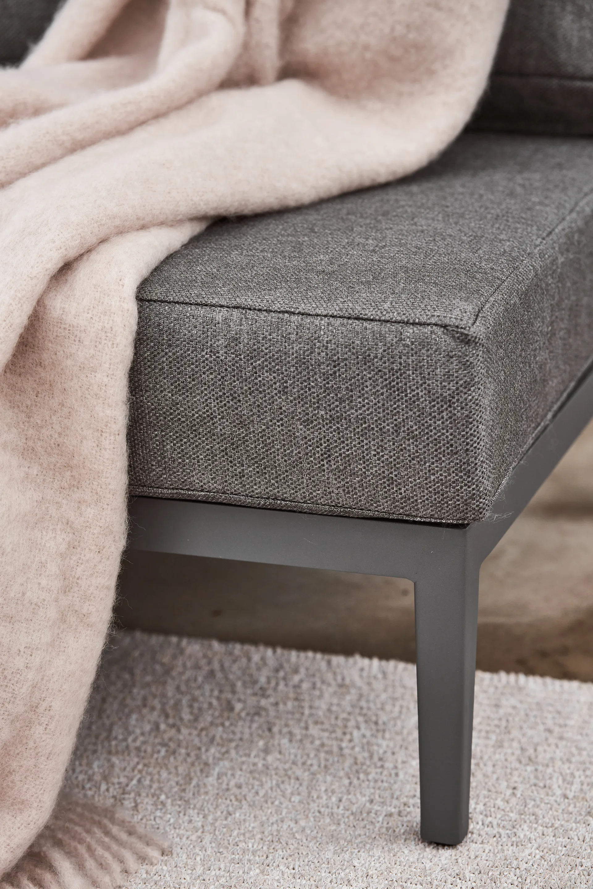 Sofá modular Santander módulo central, Gris 1898