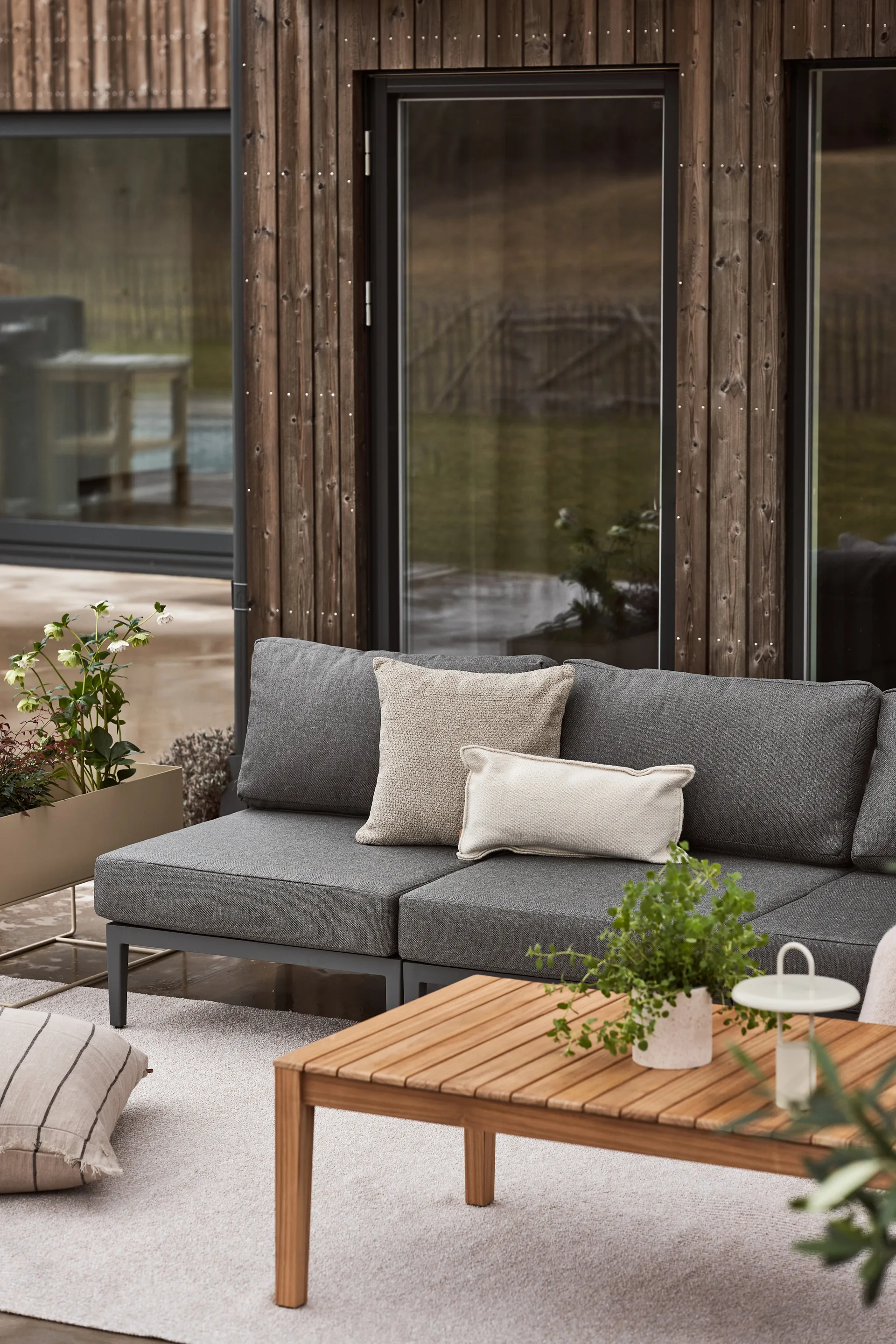 Sofá modular Santander módulo central, Gris 1898