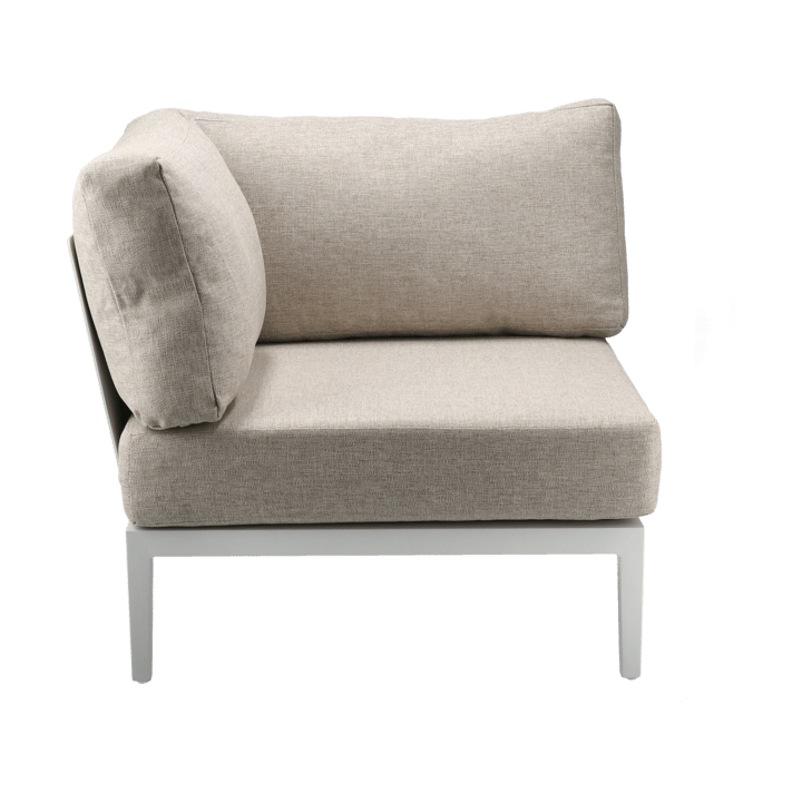 Sofá modular Santander módulo de esquina, Blanco-beige 1898