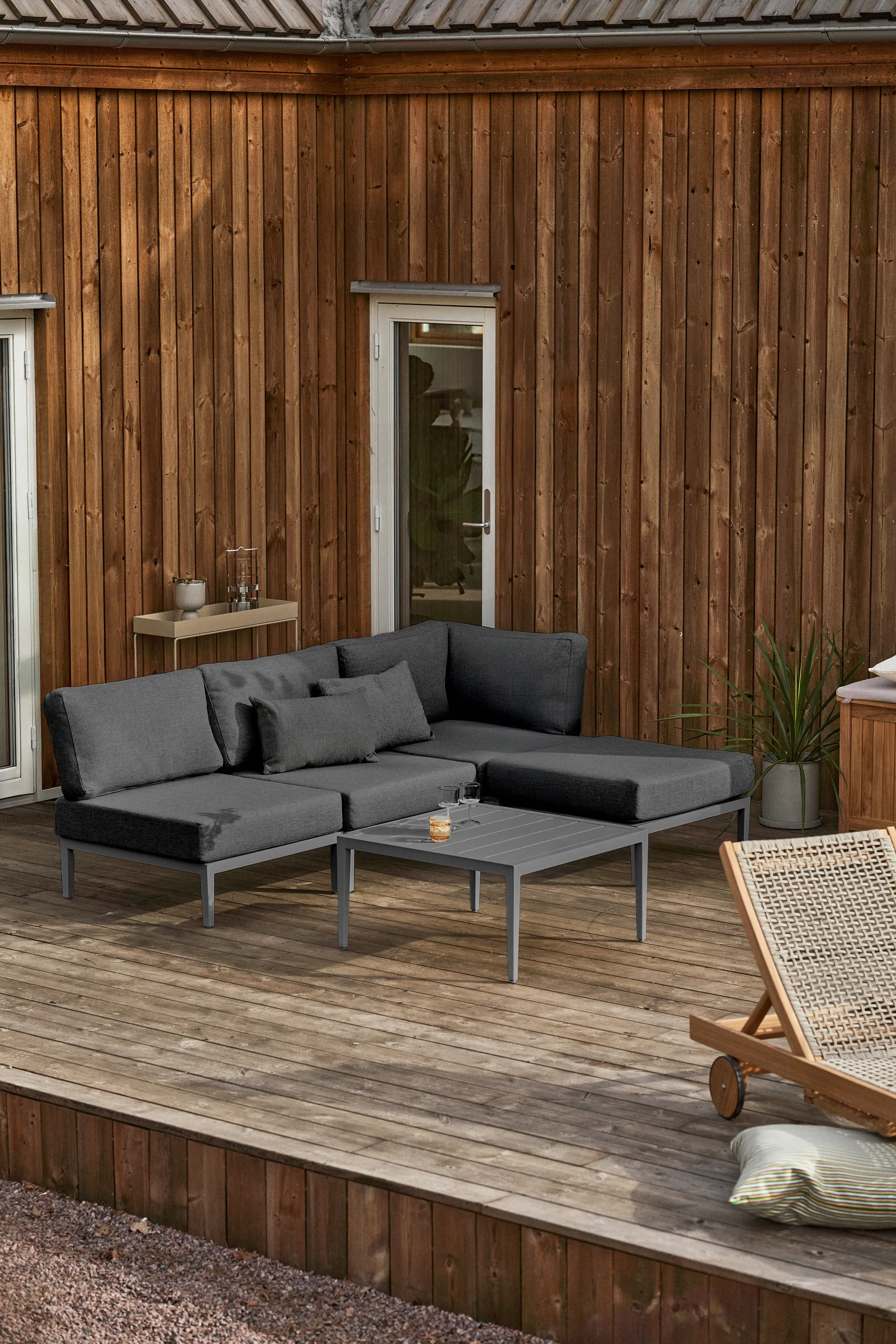 Sofá modular Santander módulo de esquina, Gris 1898