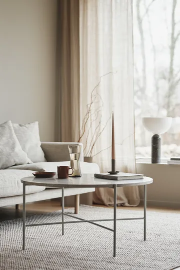 Sofá Sjövik - Bern Beige 0341-roble aceitado en blanco, 3,5 plazas - 1898