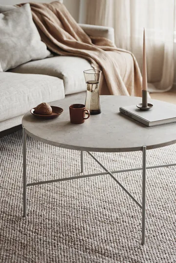 Sofá Sjövik - Bern Beige 0341-roble aceitado en blanco, 3,5 plazas - 1898