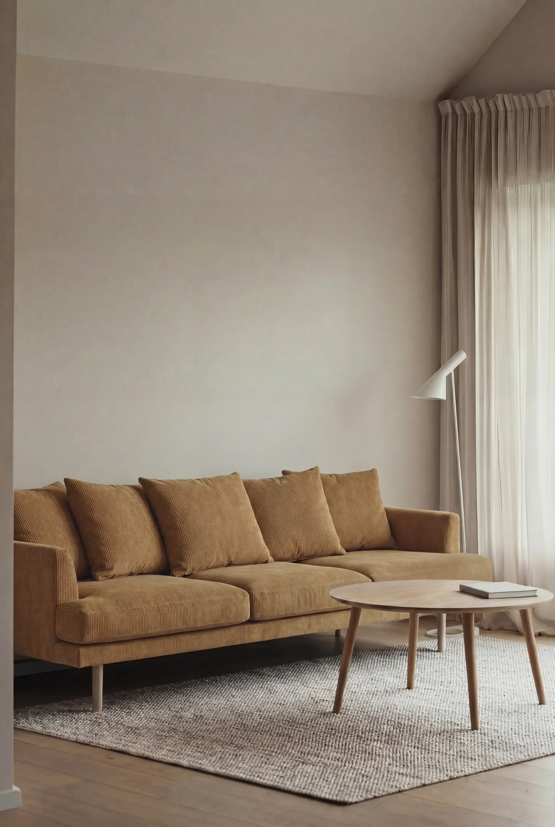 Sofá Sjövik, Jump Honey 1959-roble blanco aceitado, 3,5 plazas 1898