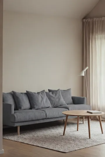 Sofá Sjövik - Same Blue 6678-roble blanco aceitado, 3,5 plazas - 1898