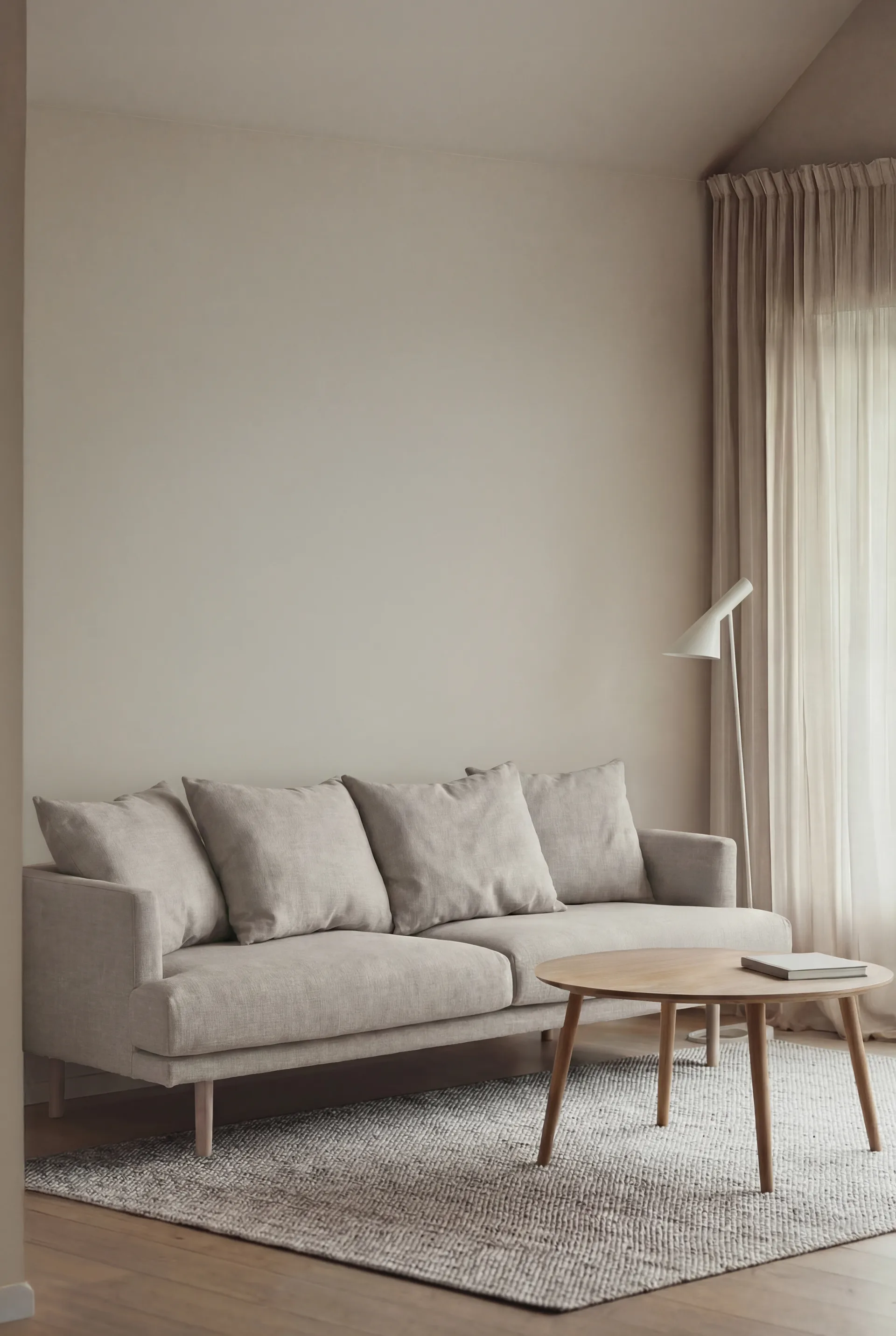 Sofá Sjövik, Same Grey 6673-roble blanco aceitado, 3 plazas 1898