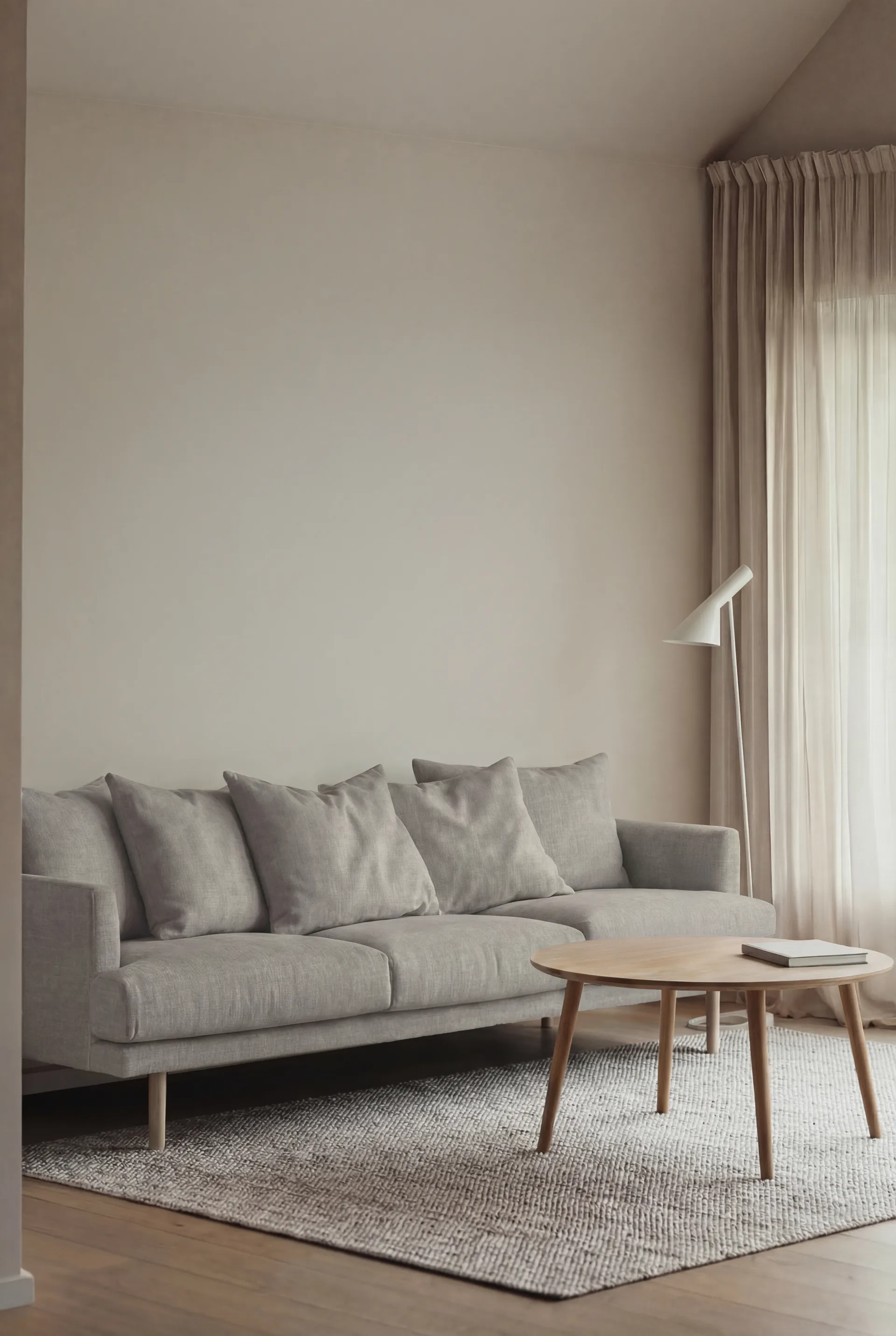 Sofá Sjövik, Same Grey 6673-roble blanco aceitado, 3,5 plazas 1898