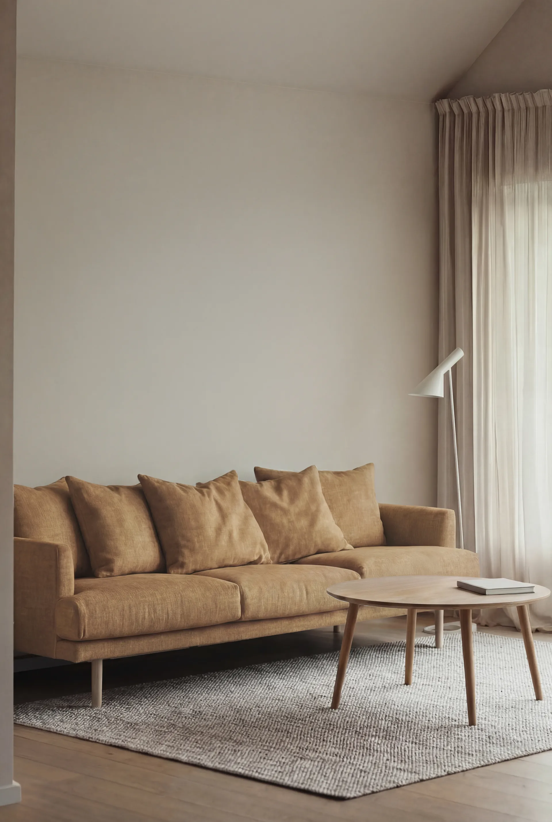 Sofá Sjövik, Same Ochre 6676-roble blanco aceitado, 3,5 plazas 1898