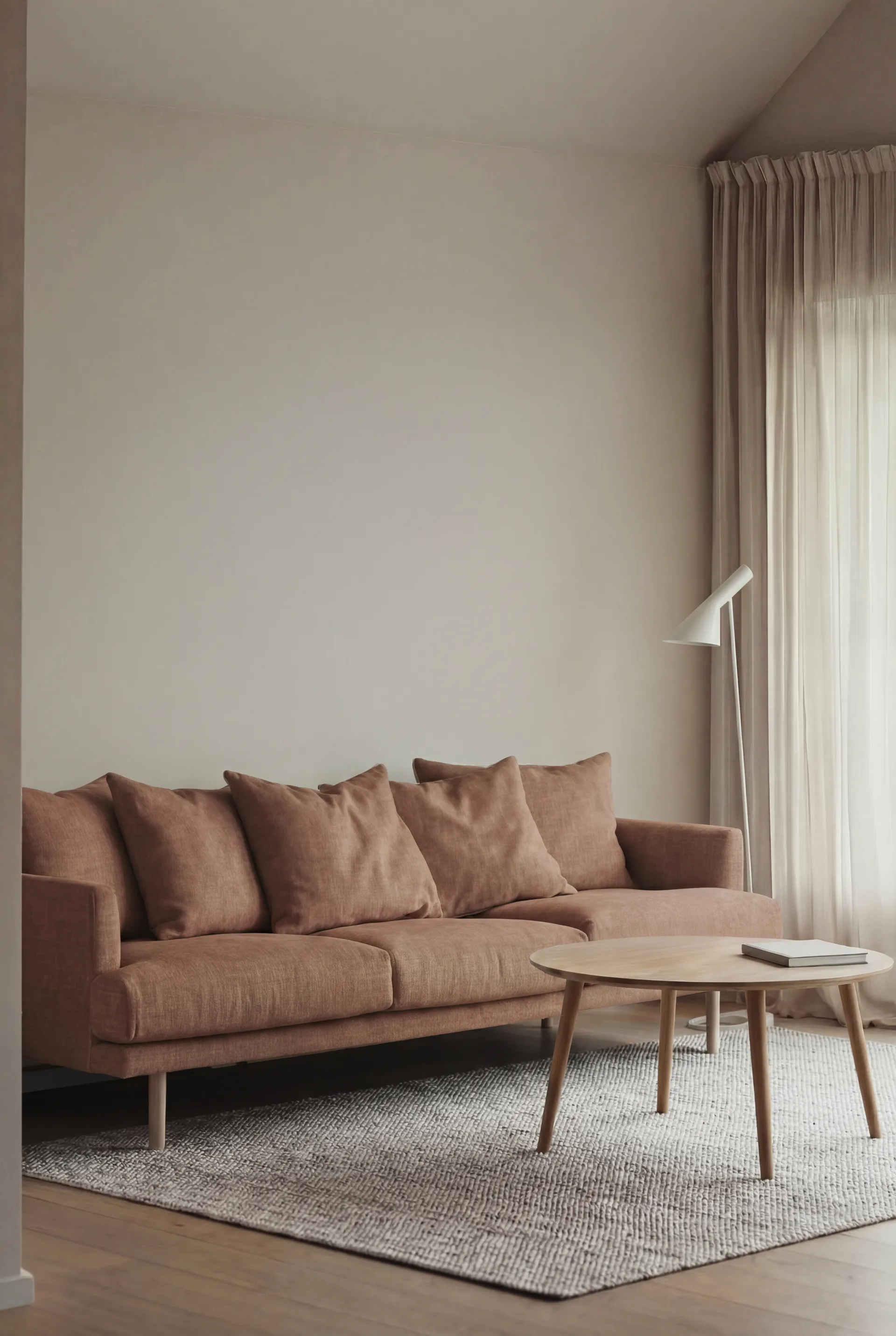 Sofá Sjövik, Same Rust 6675-roble blanco aceitado, 3,5 plazas 1898