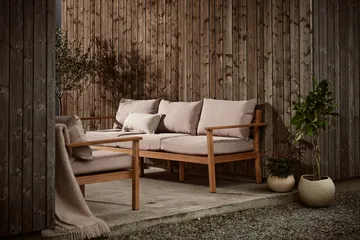 Sofá Stockaryd de 3 plazas teak/beige - 1898