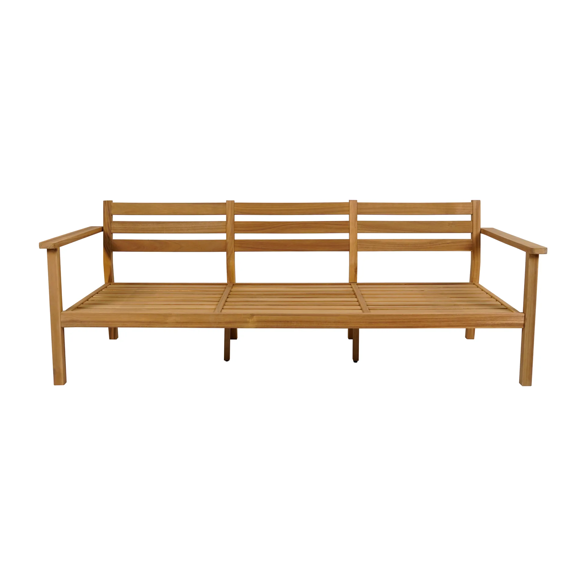Sofá Stockaryd de 3 plazas teak/beige 1898