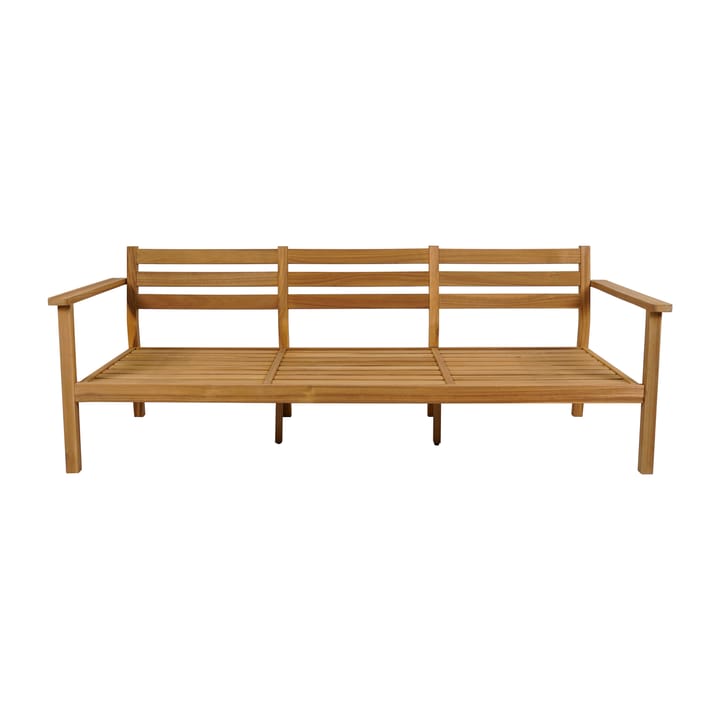 Sofá Stockaryd de 3 plazas teak/beige - undefined - 1898