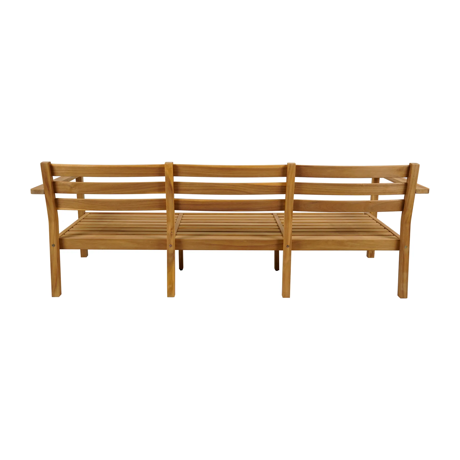 Sofá Stockaryd de 3 plazas teak/light grey 1898