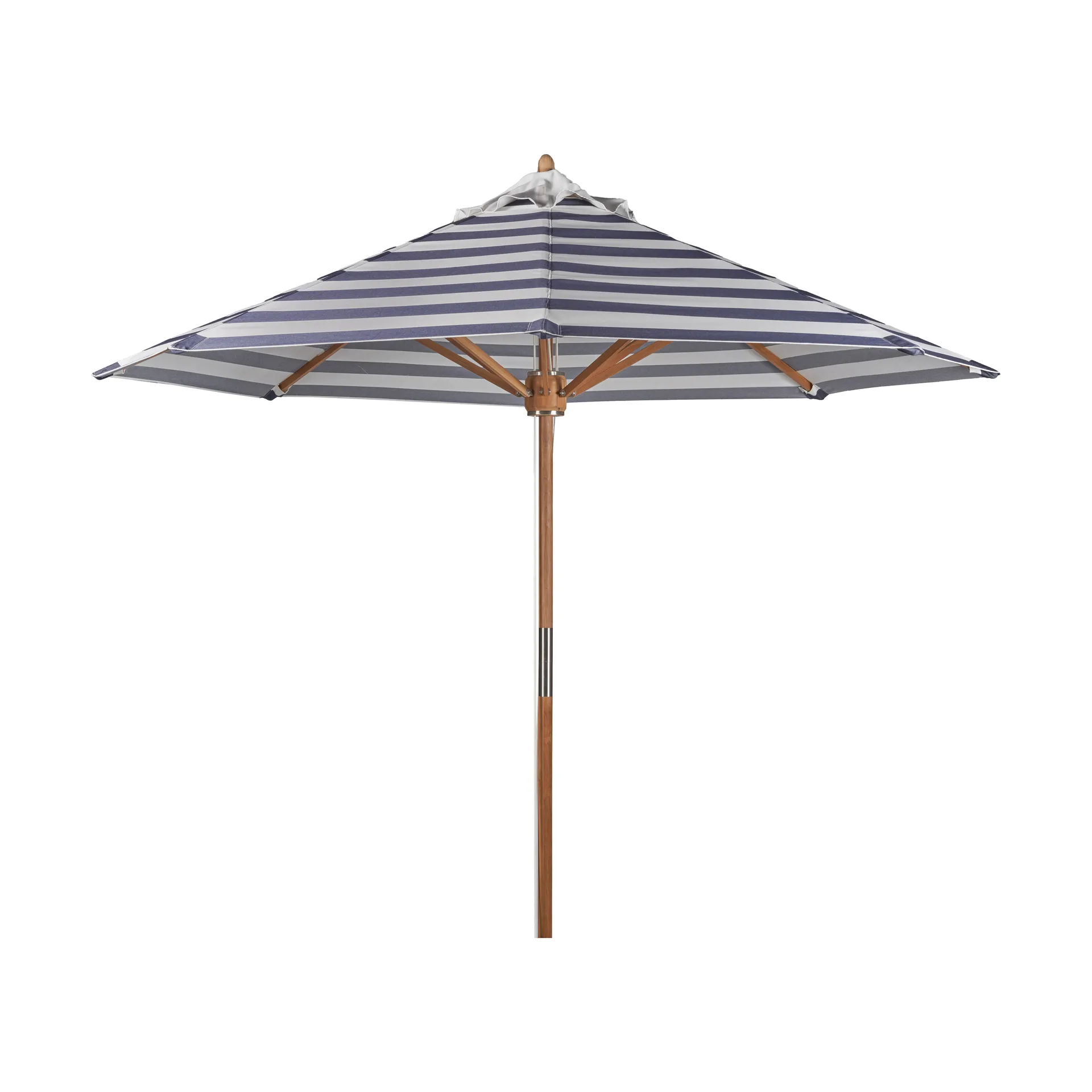 Sombrilla Hisshult Ø270 cm, Blue stripe-teak 1898