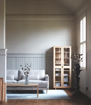 Vitrina alta Vidja - Roble pigmentado blanco - 1898