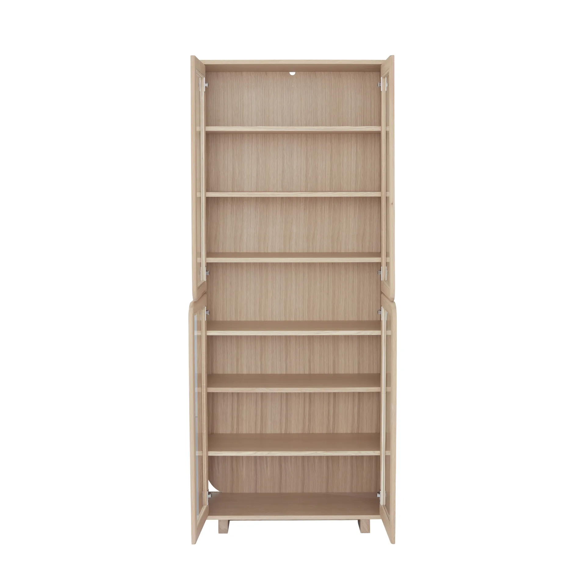 Vitrina alta Vidja, Roble pigmentado blanco 1898