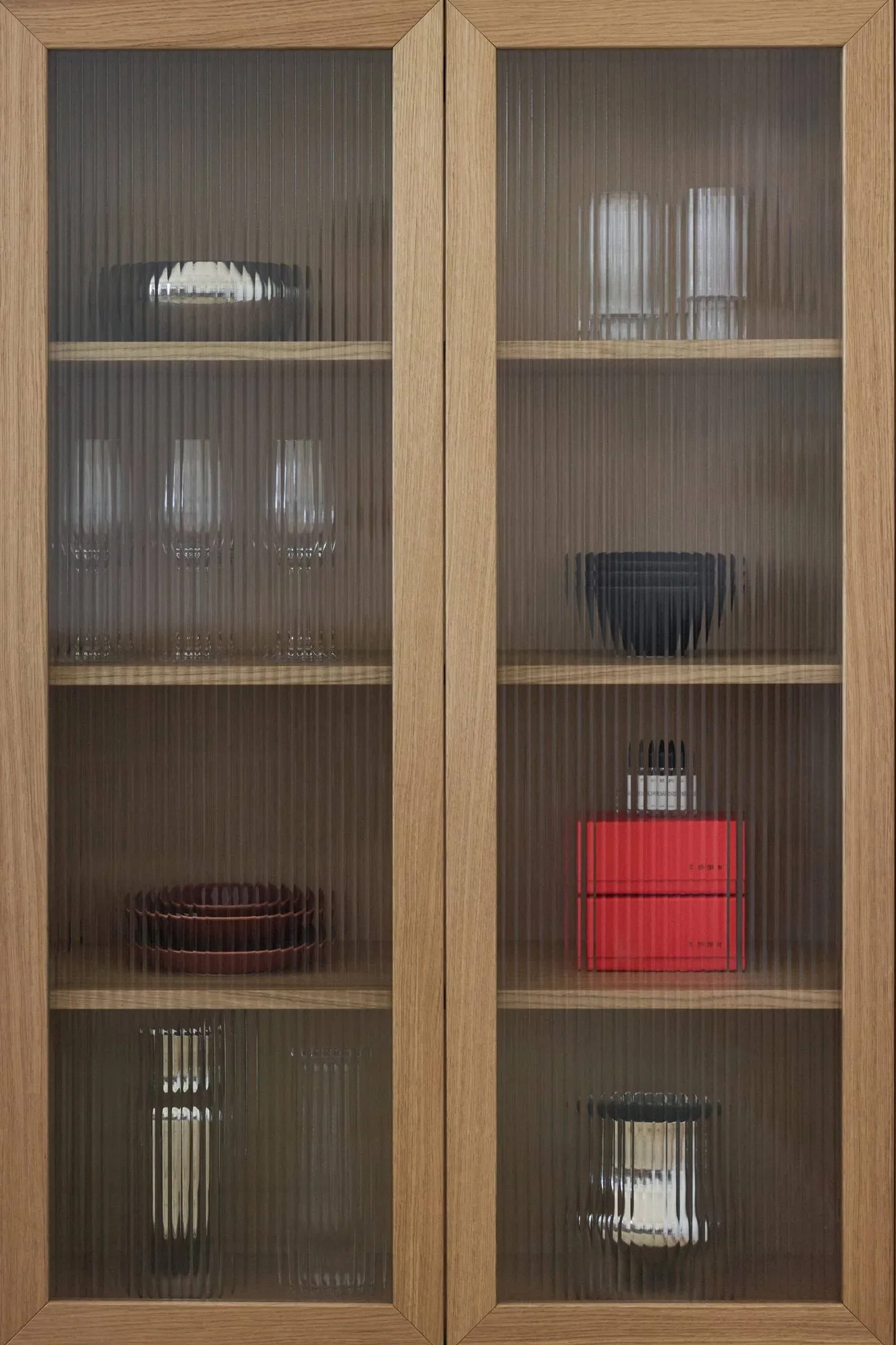 Vitrina Lid , Roble pigmentado blanco 1898