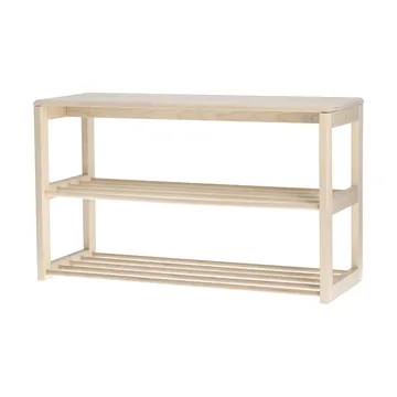 Zapatero con asiento Bäckebo - Abedul, 80×48×30 cm - 1898
