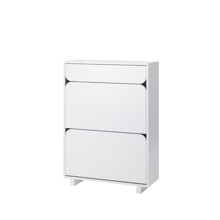 Zapatero Vidja, Lacado blanco, 2 compartimentos+1 låda 1898