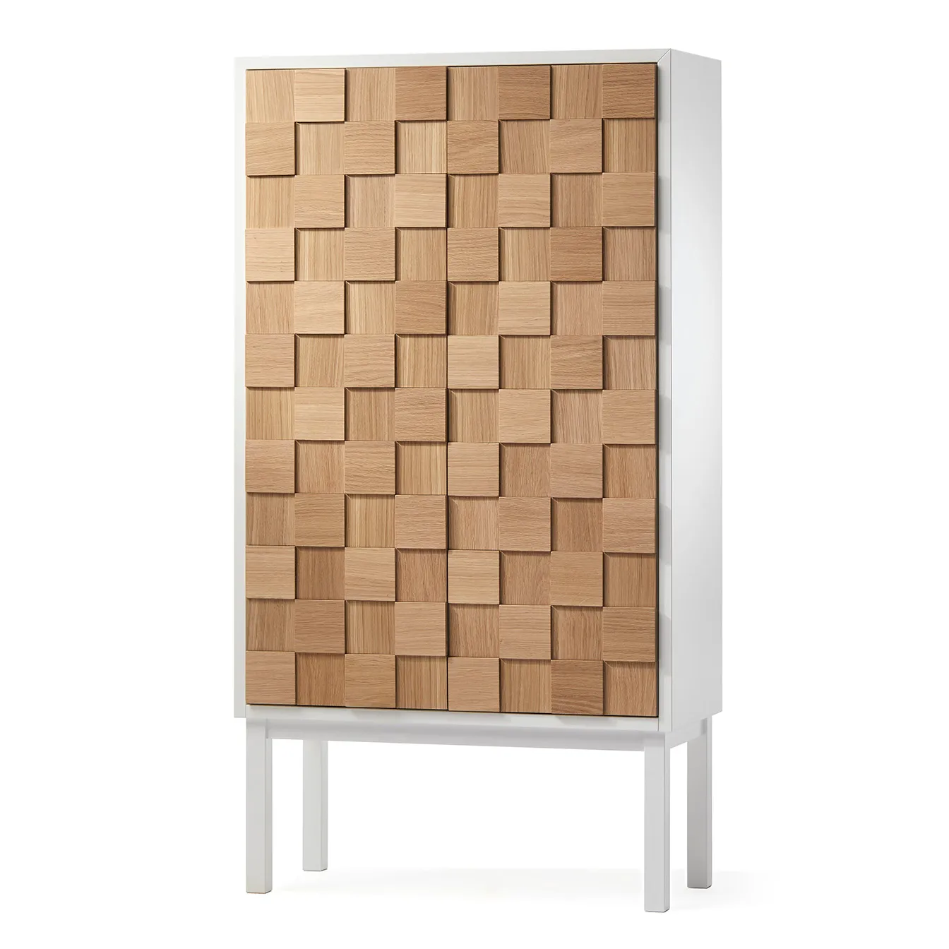 Aparador Collect 2016, roble aceitado blanco-blanco A2