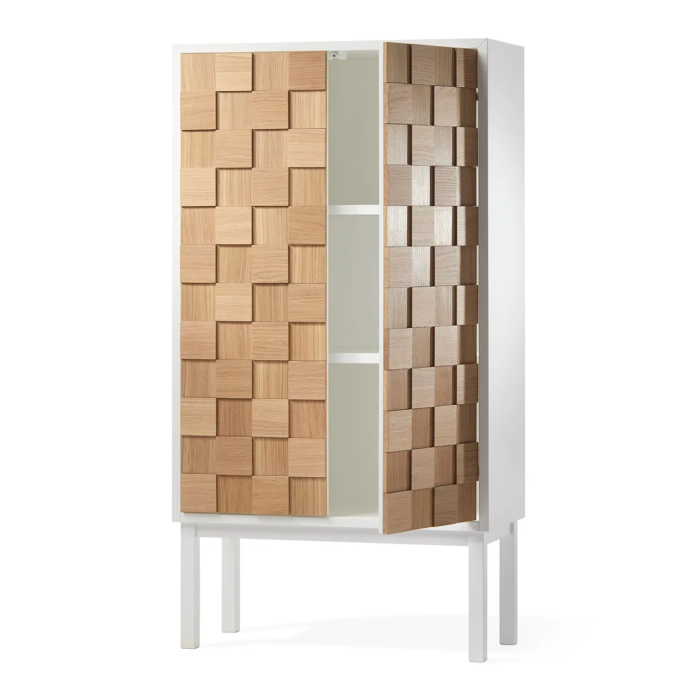 Aparador Collect 2016, roble aceitado blanco-blanco A2