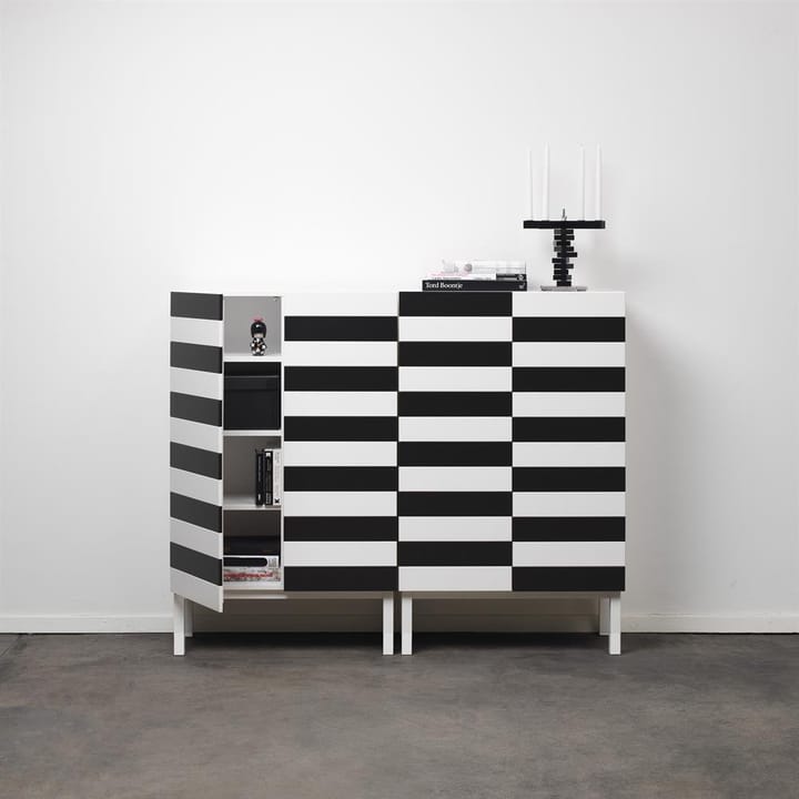 Aparador NO 24, Negro-blanco A2