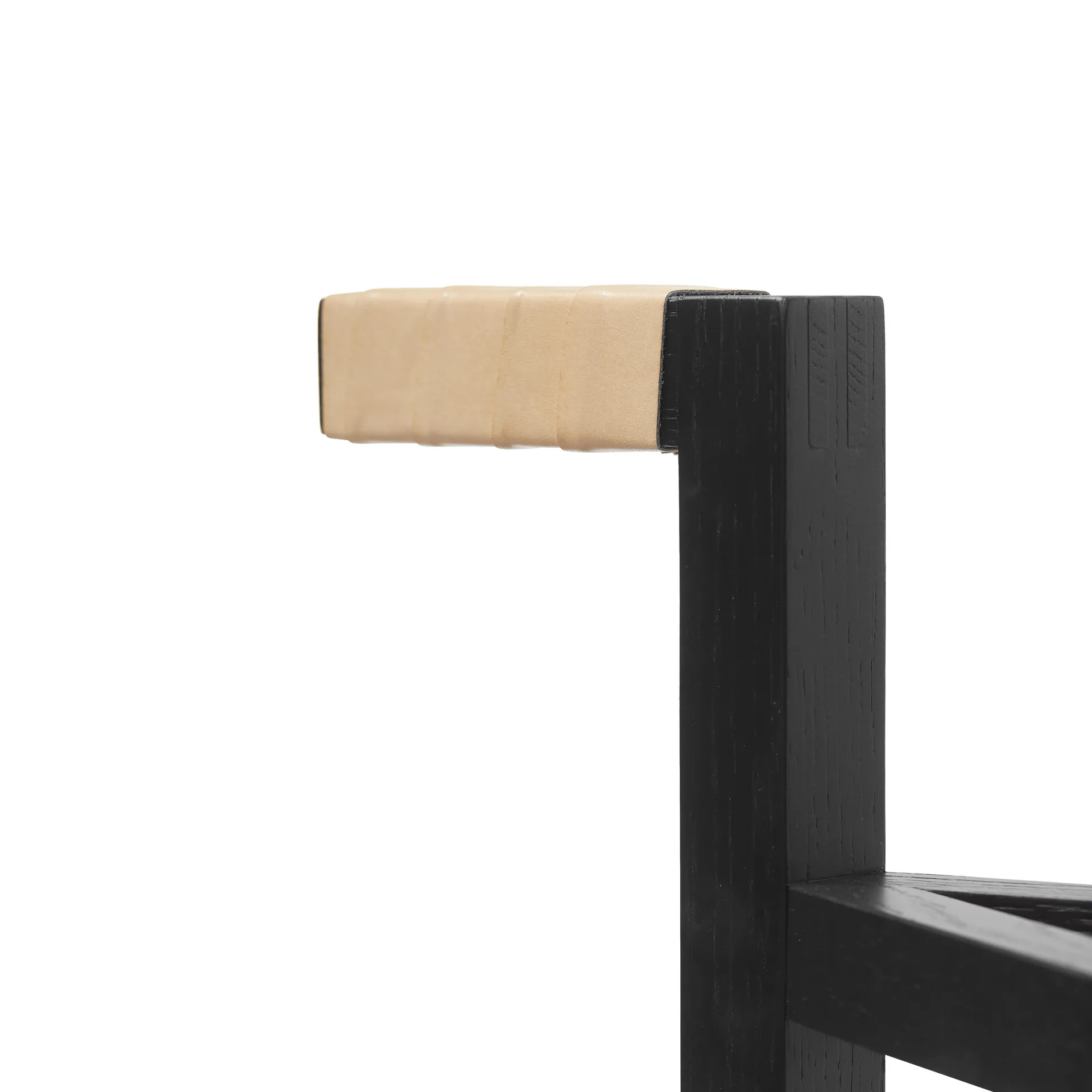 Carro con ruedas Move, Roble teñido de negro, big, mármol marquina, vidrio A2