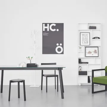 Corners Mesa - Roble aceitado, vidrio - A2